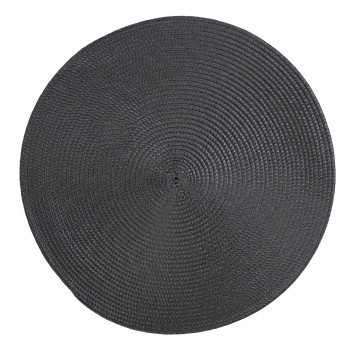 Galda paklājiņš SELMA D38cm, tumši pelēks Galda paklājiņš SELMA D38cm, tumši pelēks