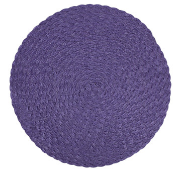 Galda paklājiņš SELENA D38cm, tumši violets Galda paklājiņš SELENA D38cm, tumši violets