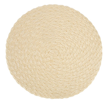 Galda paklājiņš SELENA D38cm, krēmkrāsas Galda paklājiņš SELENA D38cm, krēmkrāsas