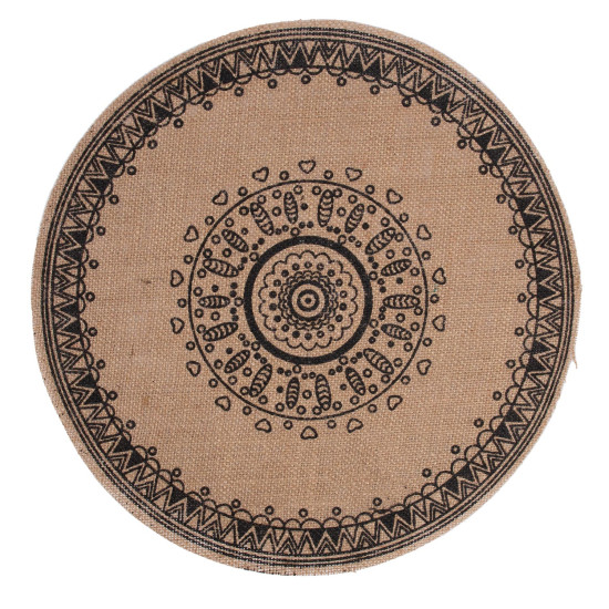 Lauamatt SOL D41cm, muster must, mix Lauamatt SOL D41cm, muster must, mix