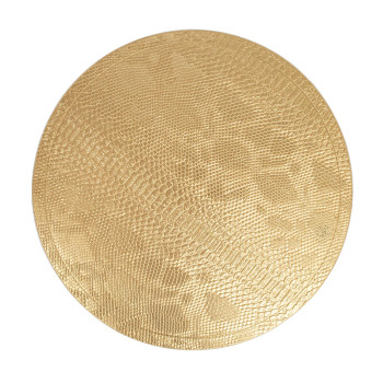 Galda paklājiņš BOA D38cm, zelta čūskas raksts Galda paklājiņš BOA D38cm, zelta čūskas raksts