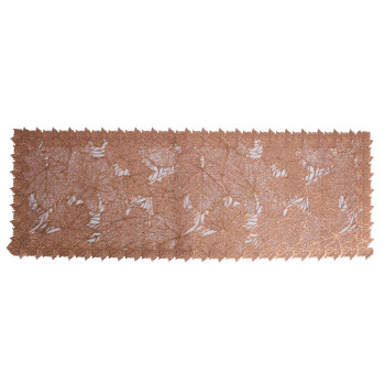 LEAFLY linik 33x90cm, roosa kuld