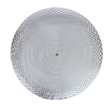 Galda paklājiņš BUBBLES D38cm, sudrabs Galda paklājiņš BUBBLES D38cm, sudrabs