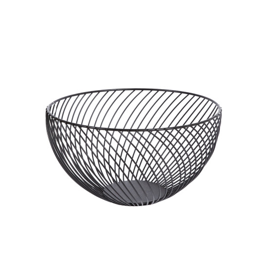 Bļoda NISSA D25xH13cm, melna