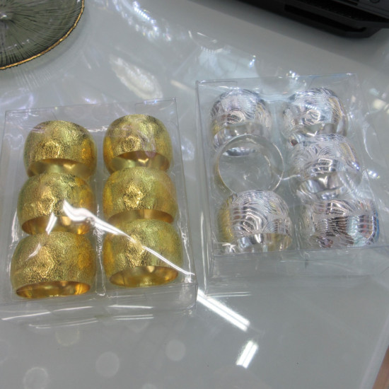 Salvrätikurõngad GLAMOUR 6tk/komplekt, sega