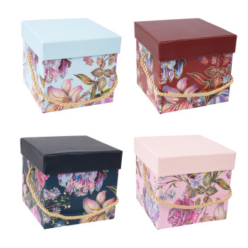 Коробка EDEN H12см, с крышкой, микс Коробка EDEN H12см, с крышкой, микс