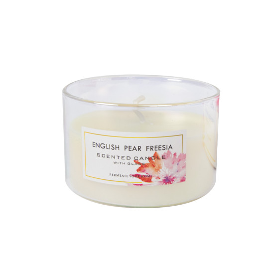 Stikla svece AROMA, roze Stikla svece AROMA, roze