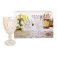 Vīna glāze CORAL 300ml, zelta spīdums