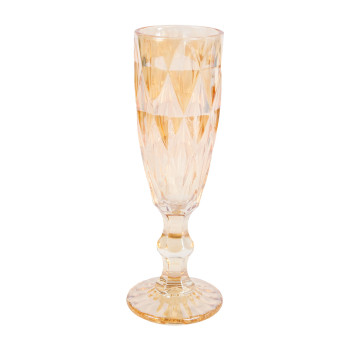 Dzirkstošā vīna glāze CORAL, 180ml, zelta spīdums Dzirkstošā vīna glāze CORAL, 180ml, zelta spīdums