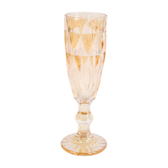 Dzirkstošā vīna glāze CORAL, 180ml, zelta spīdums Dzirkstošā vīna glāze CORAL, 180ml, zelta spīdums