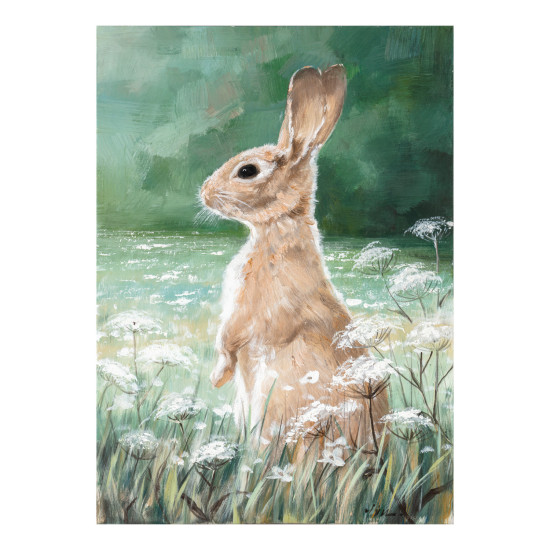 Eļļas glezna 50x70cm, trusis uz cilpas