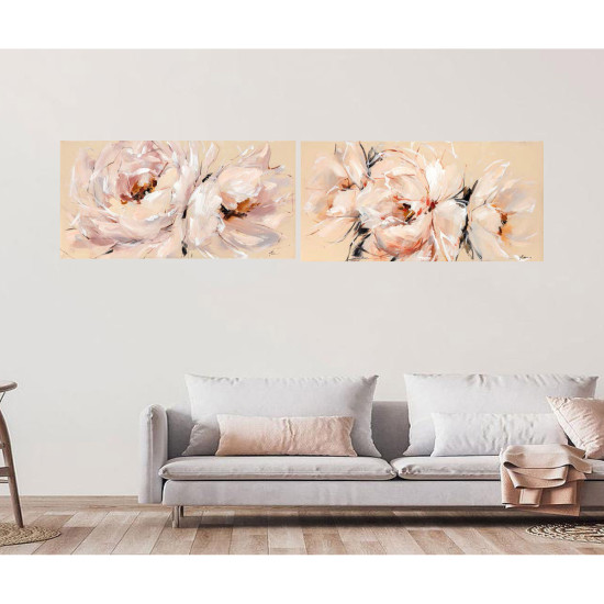 Eļļas glezna 70x140cm, brīnišķīgi ziedi Eļļas glezna 70x140cm, brīnišķīgi ziedi