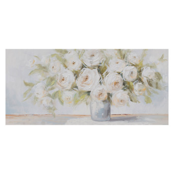 Eļļas glezna 70x150cm, ziedi vāzē Eļļas glezna 70x150cm, ziedi vāzē
