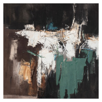 Eļļas glezna 120x120cm, abstrakts vakars Eļļas glezna 120x120cm, abstrakts vakars