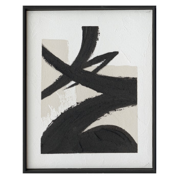 Krāsojums ar rāmi 40x50cm, melna līnija Krāsojums ar rāmi 40x50cm, melna līnija