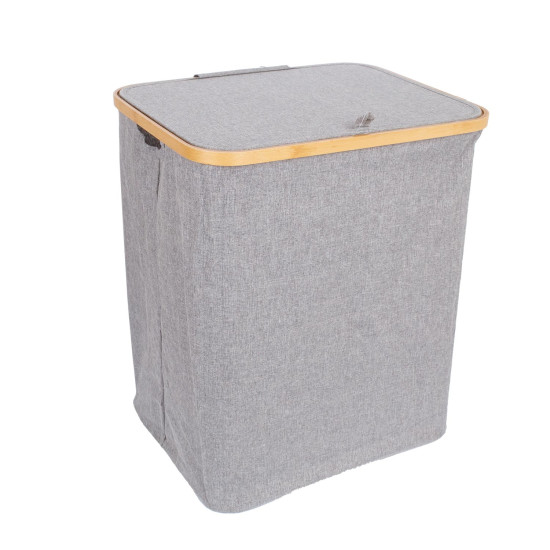 Ящик для стирки MAX GREY 45x36xH54см, светло-серый Ящик для стирки MAX GREY 45x36xH54см, светло-серый