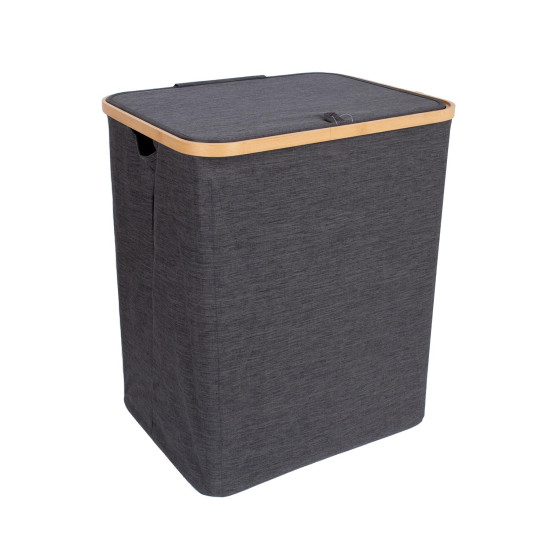 Ящик для стирки MAX GREY 45x36xH54см, темно-серый Ящик для стирки MAX GREY 45x36xH54см, темно-серый