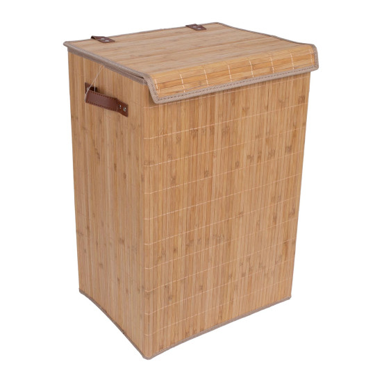 Ящик для стирки MAX BAMBOO 40x30xH60см, с крышкой