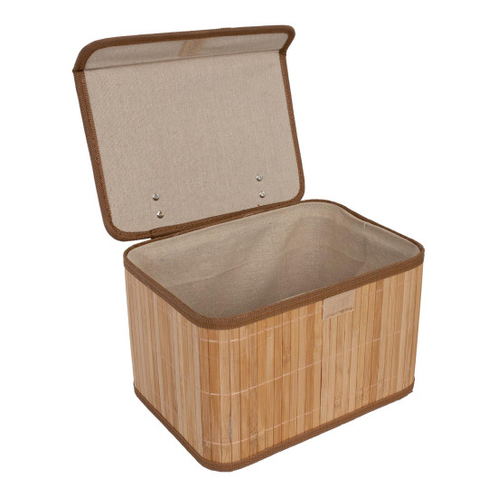 Коробка MAX BAMBOO 36x27xH22см, с крышкой Коробка MAX BAMBOO 36x27xH22см, с крышкой