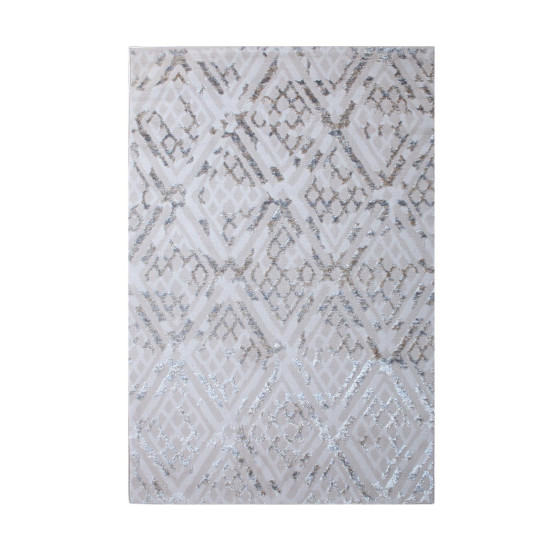 Paklājs FLUSH-1, 133x190cm, sudrabs/bēšs Paklājs FLUSH-1, 133x190cm, sudrabs/bēšs