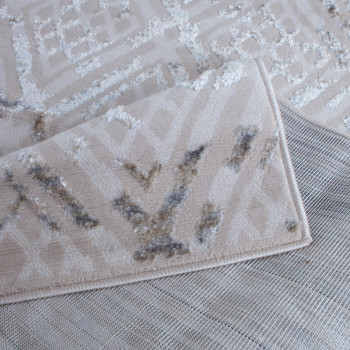 Vaip FLUSH-1, 160x230cm, hõbe/beež Vaip FLUSH-1, 160x230cm, hõbe/beež