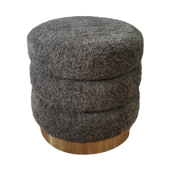 Pouf LAUREN D35xH38cm, tumehall Pouf LAUREN D35xH38cm, tumehall
