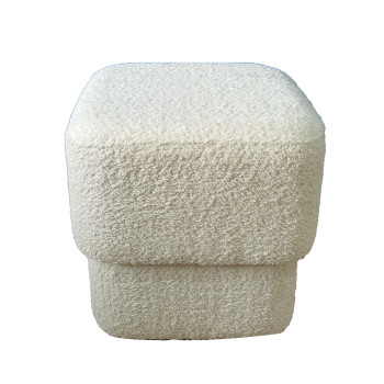 Pouf LAURA 40x40xH40cm, valge Pouf LAURA 40x40xH40cm, valge