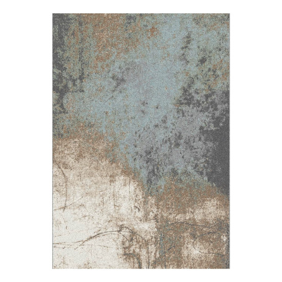 Paklājs SANFORD-6, 100x150cm, zils/brūns