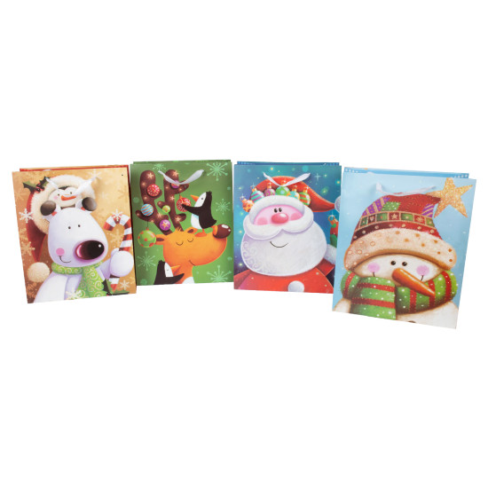 Подарочный пакет JOLLY-1, 26х32х12см, микс