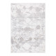 Paklājs SALAMANCA-3, 133x190cm, sudrabs/balts