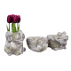 Puķu poda vāks AKMENS 17x13xH15,5cm, el Puķu poda vāks AKMENS 17x13xH15,5cm, el