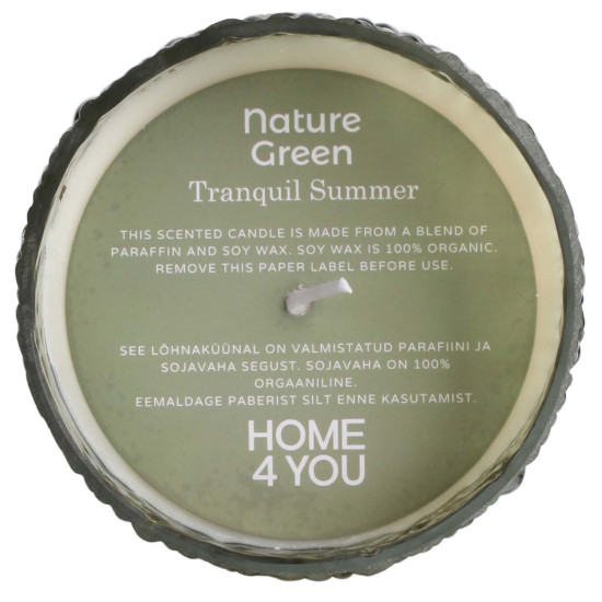 Svece NATURE GREEN H7,5cm, Tranquil Sum