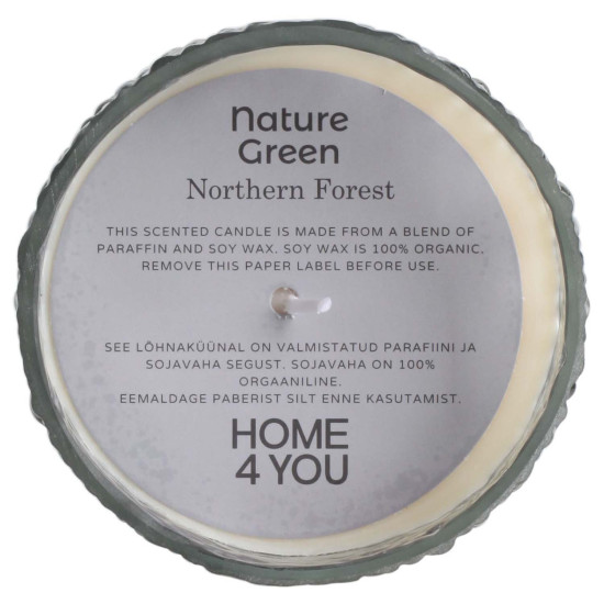 Svece NATURE GREEN H9cm, Northern Fores