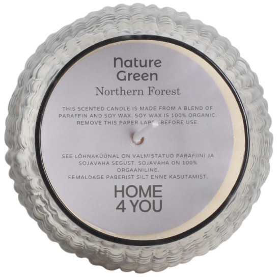 Svece NATURE GREEN H13.5cm, Northern Fo