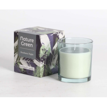Svece NATURE GREEN H9,5cm, Southern Nig Svece NATURE GREEN H9,5cm, Southern Nig