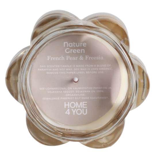 Svece NATURE GREEN H9,2cm, franču bumbieris Svece NATURE GREEN H9,2cm, franču bumbieris