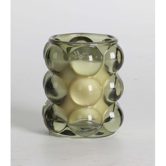 Svece NATURE GREEN H9,2cm, Tranquil Sum