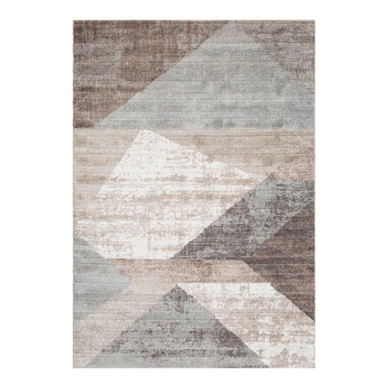 Paklājs KIGALI-2, 100x150cm, zils/brūns r