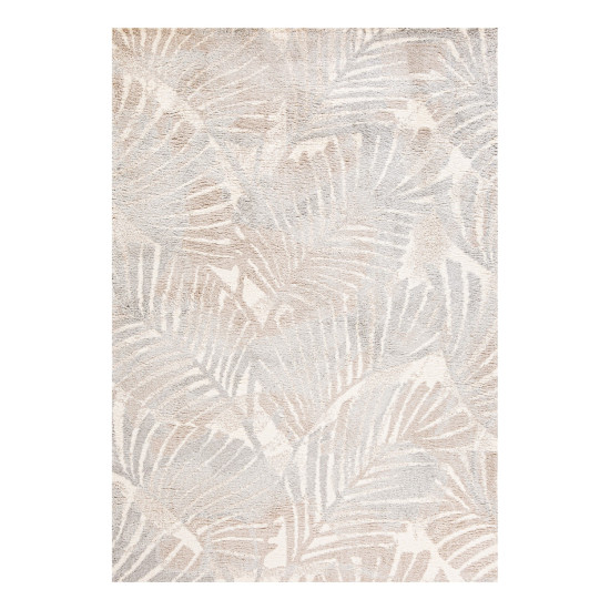 Paklājs TOULOUSE-1, 133x190cm, bēšs/pelēks