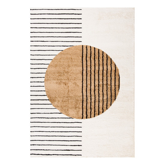 Paklājs TOULOUSE-3, 133x190cm, balts/okera 