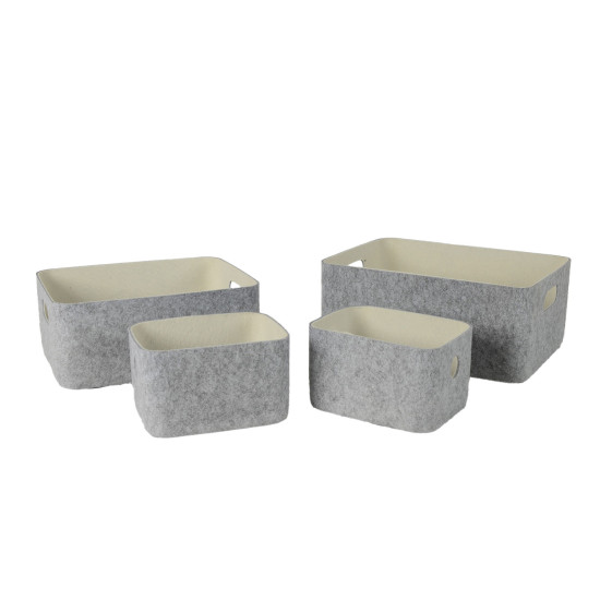 Коробка LIDA FELT 36x27xH16см, светло-серая Коробка LIDA FELT 36x27xH16см, светло-серая