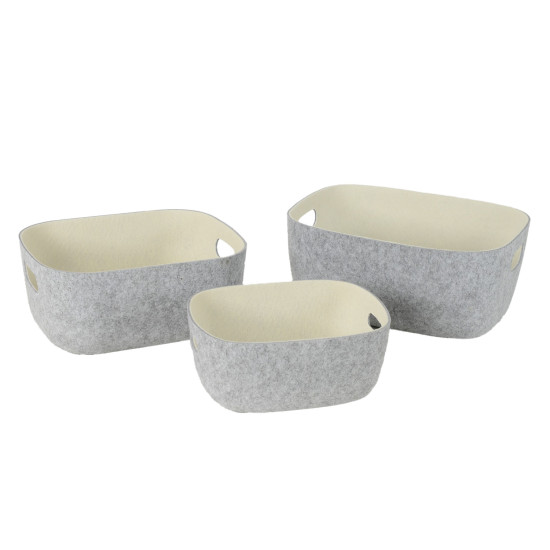 Коробка LIDA POP 26x20xH12см, светло-серый Коробка LIDA POP 26x20xH12см, светло-серый