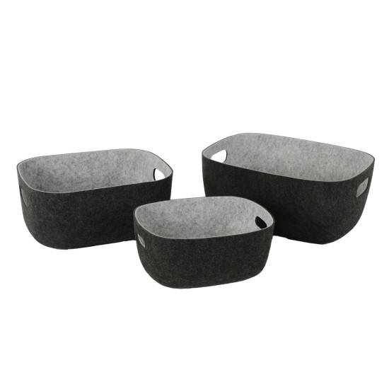 Коробка LIDA POP 32x24xH14см, темно-серый