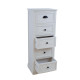 Kumode MELDON 45x35xH116,5cm, balta Kumode MELDON 45x35xH116,5cm, balta