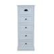 Kumode MELDON 45x35xH116,5cm, balta Kumode MELDON 45x35xH116,5cm, balta