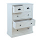Kumode MELDON 80x35xH103cm, balta Kumode MELDON 80x35xH103cm, balta