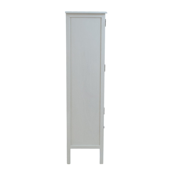 Шкаф-витрина DEVON 80,5x35xH136см, белый Шкаф-витрина DEVON 80,5x35xH136см, белый