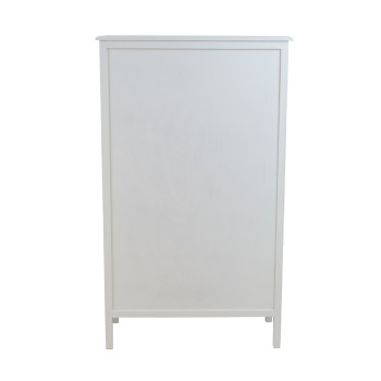 Vitriinkapp DEVON 80,5x35xH136cm, valge Vitriinkapp DEVON 80,5x35xH136cm, valge