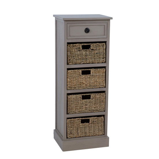 Kumode ar groza atvilktnēm KENT 40x33xH108cm Kumode ar groza atvilktnēm KENT 40x33xH108cm