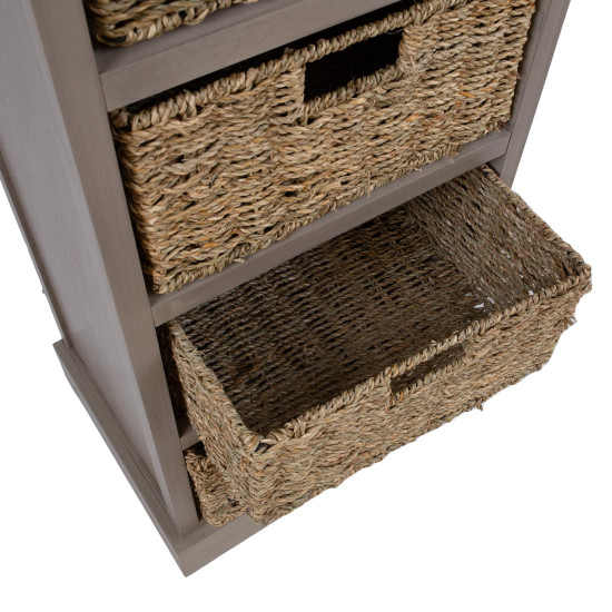 Kumode ar groza atvilktnēm KENT 40x33xH108cm Kumode ar groza atvilktnēm KENT 40x33xH108cm